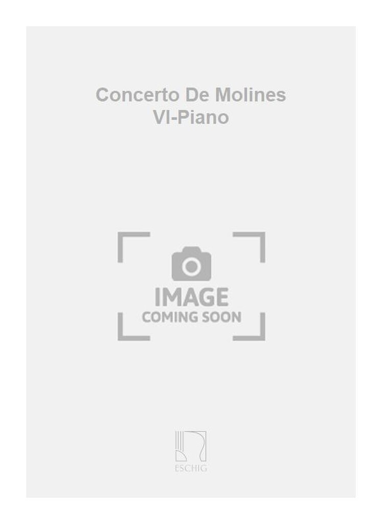 Concerto De Molines Vl-Piano